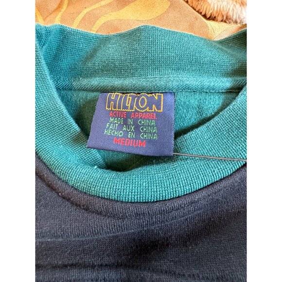 Coca-Cola Logo Sweatshirt Medium Hilton Active Apparel 80% Cotton Vintage - Picture 4 of 7